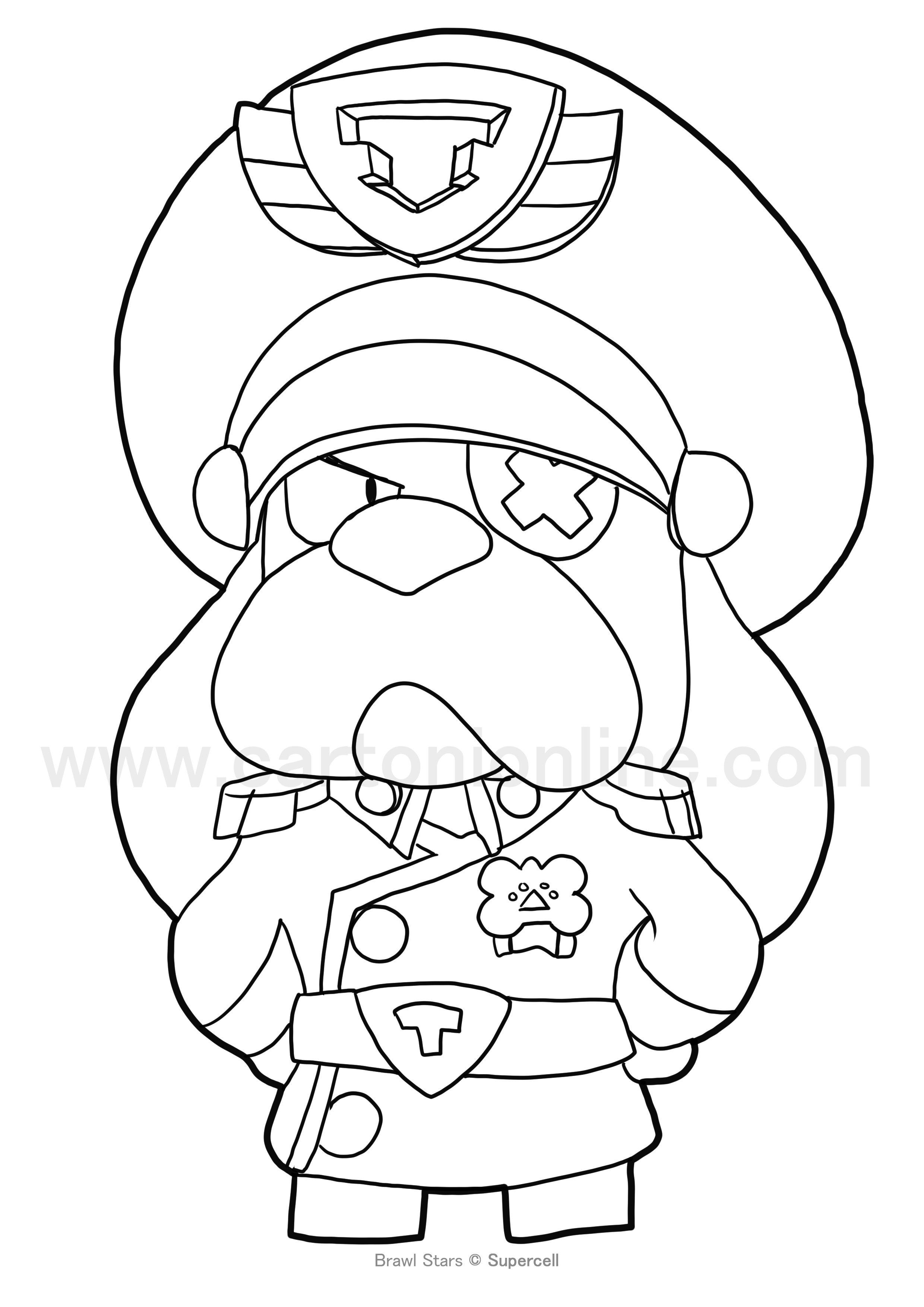 Ruffs de brawl stars para pintar